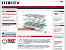 Tablet Screenshot of elecflex.com